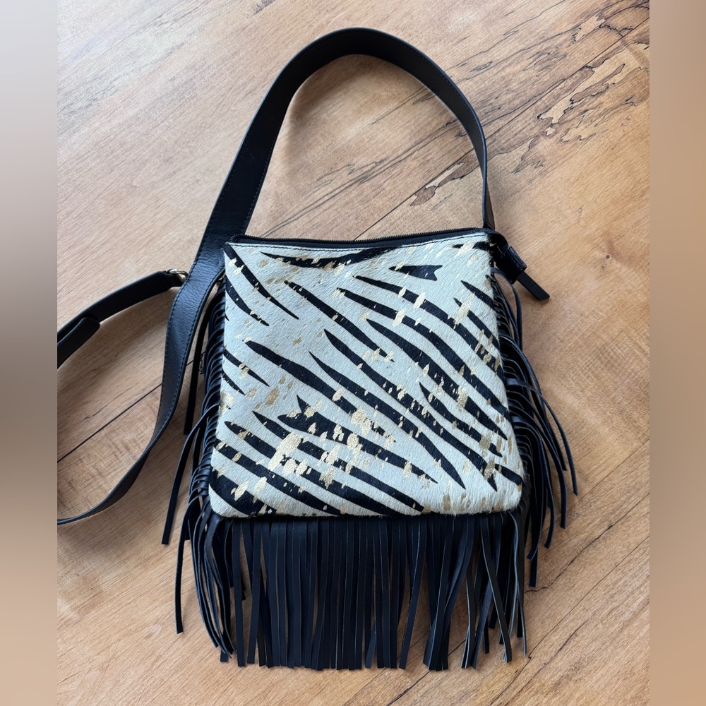 Leather / Animal Print Hassled bag 🦓